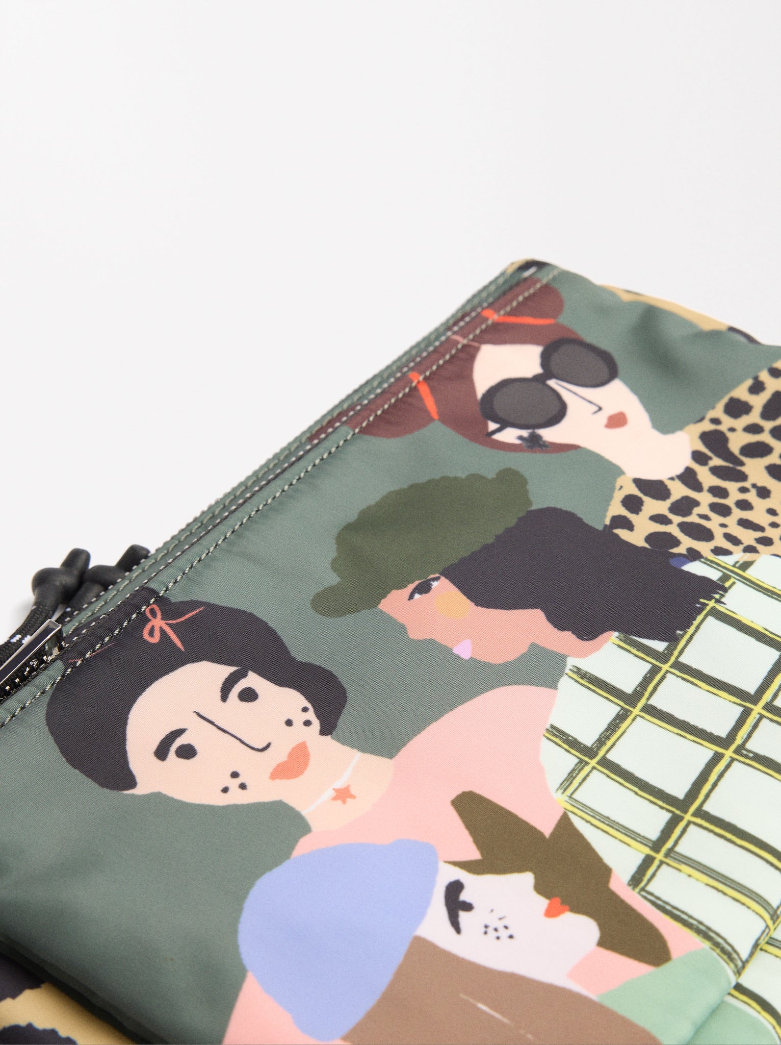 Printed Nylon Handbag