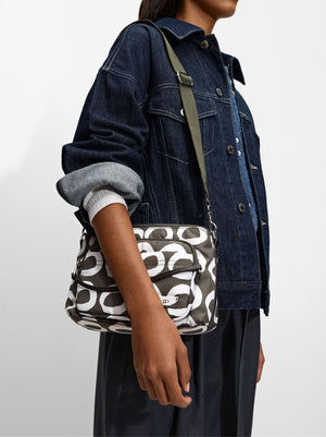 Nylon Printed Crossbody Bag