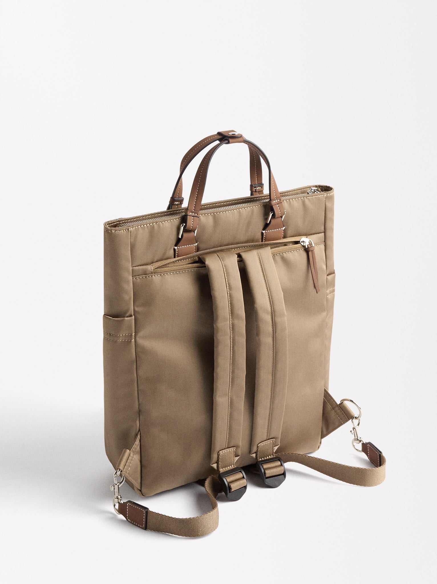 Nylon Backpack With Pendant