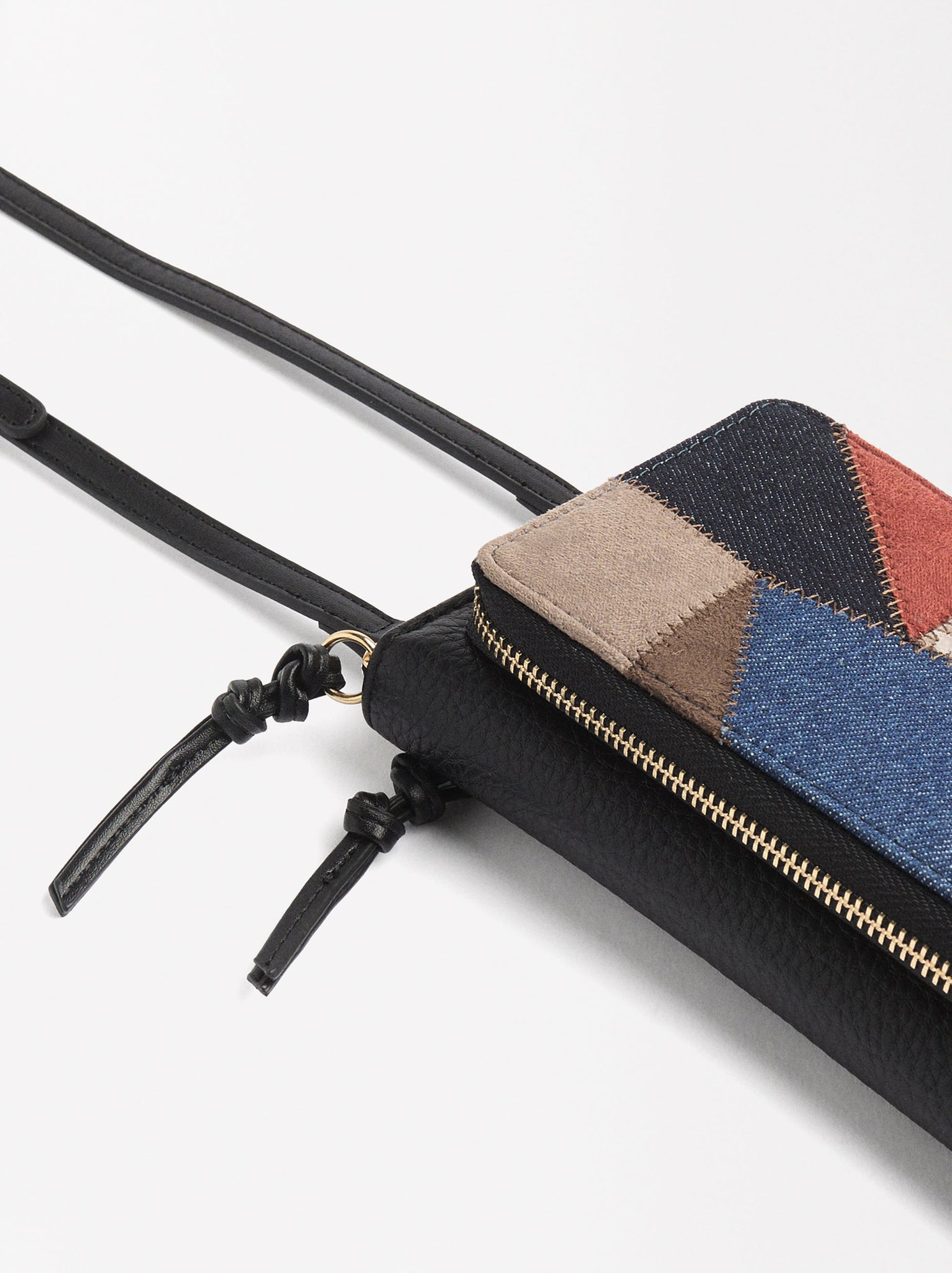 Patchwork Design Mobile Phone Bag