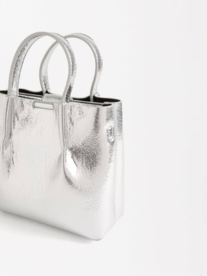 Metallic Tote Bag