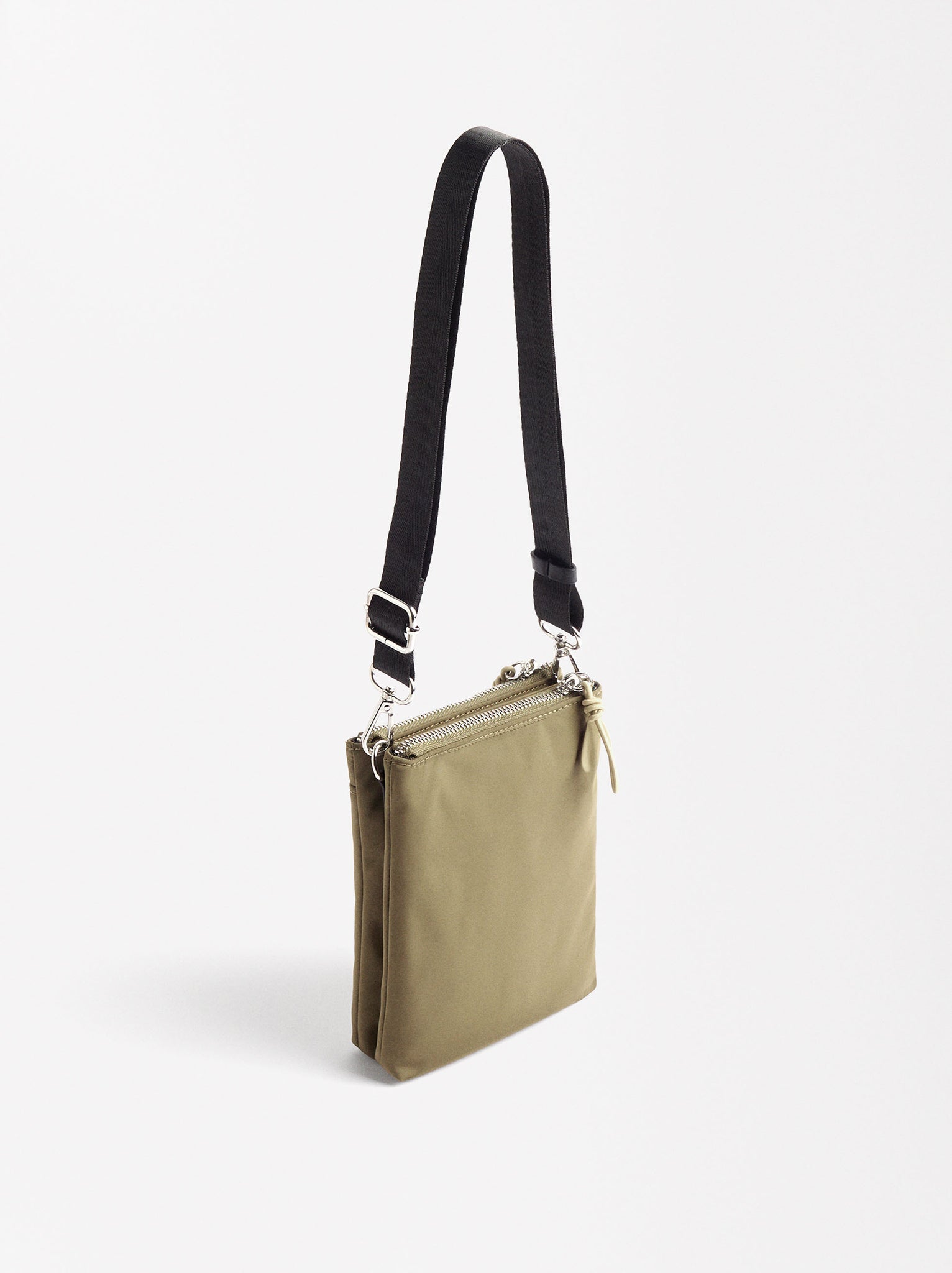 Double Nylon Crossbody Bag