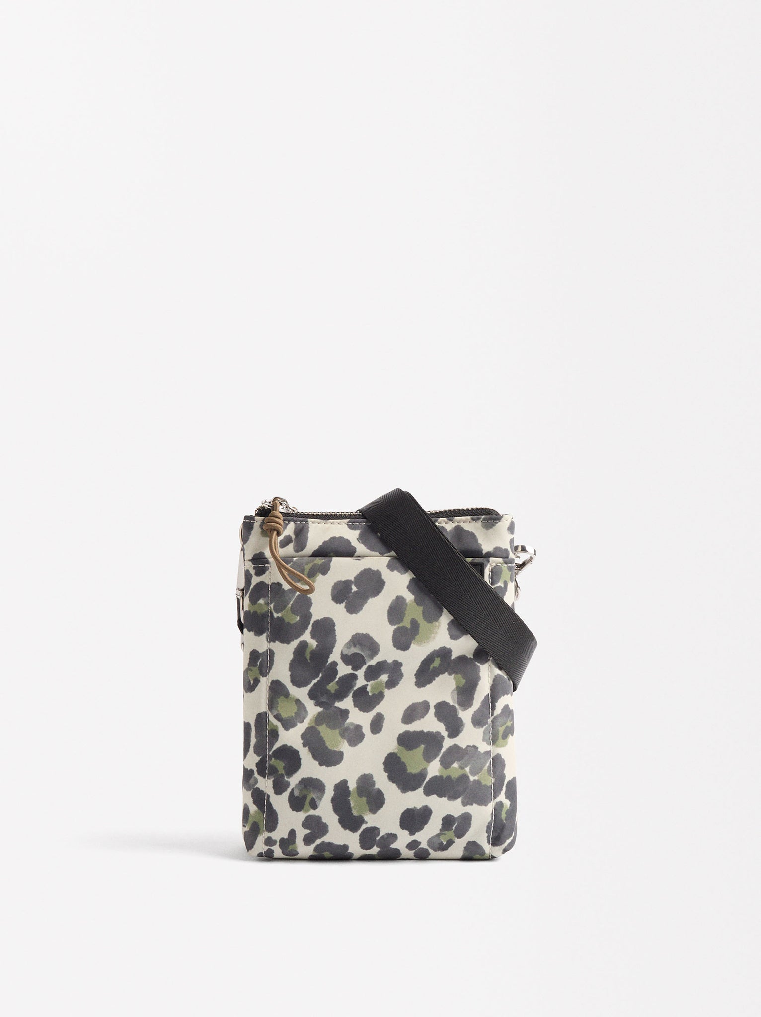 Printed Nylon Crossbody Bag