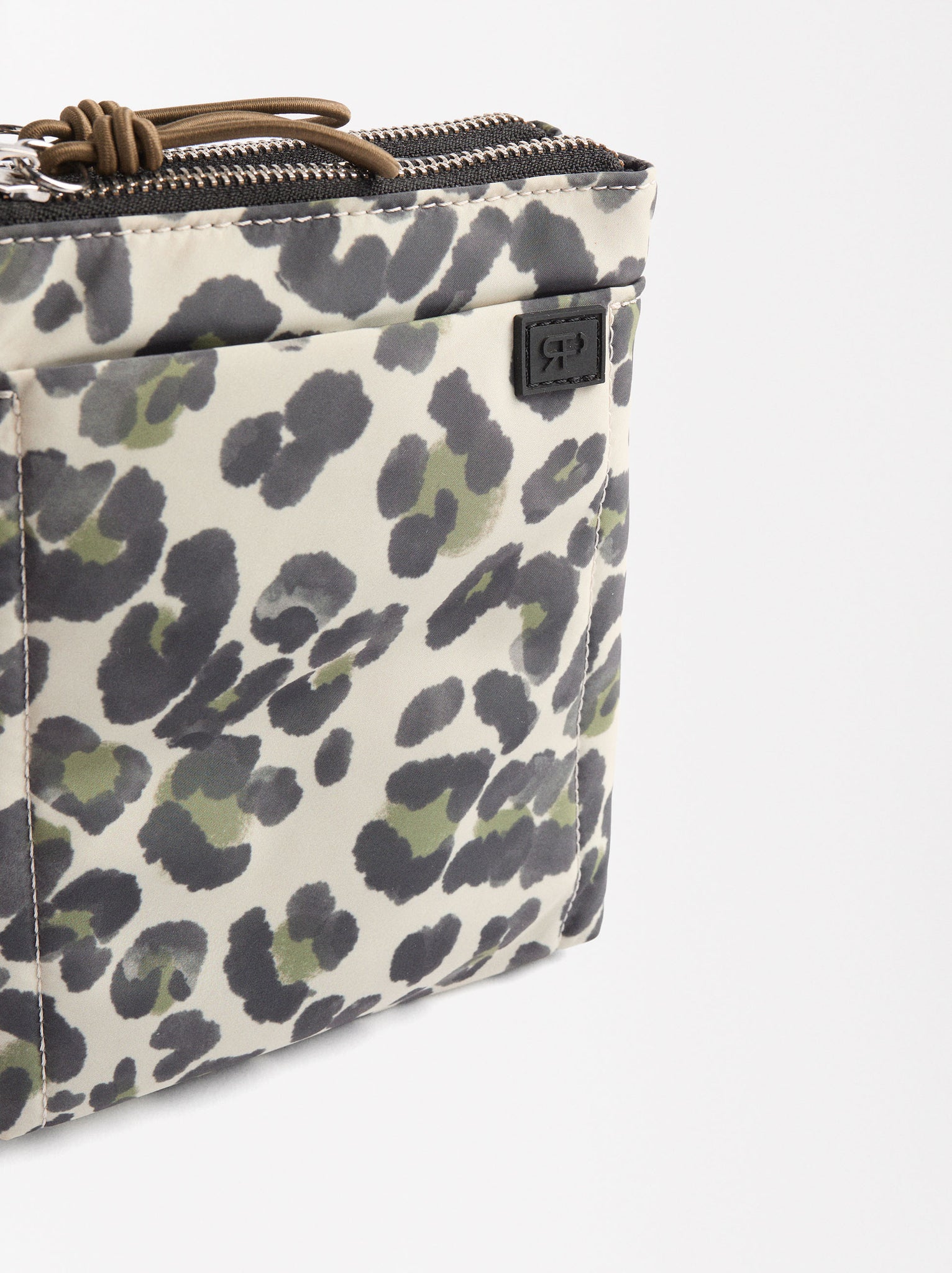 Printed Nylon Crossbody Bag