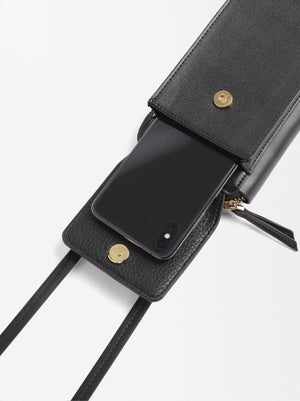 Phone Bag With Flap Closure