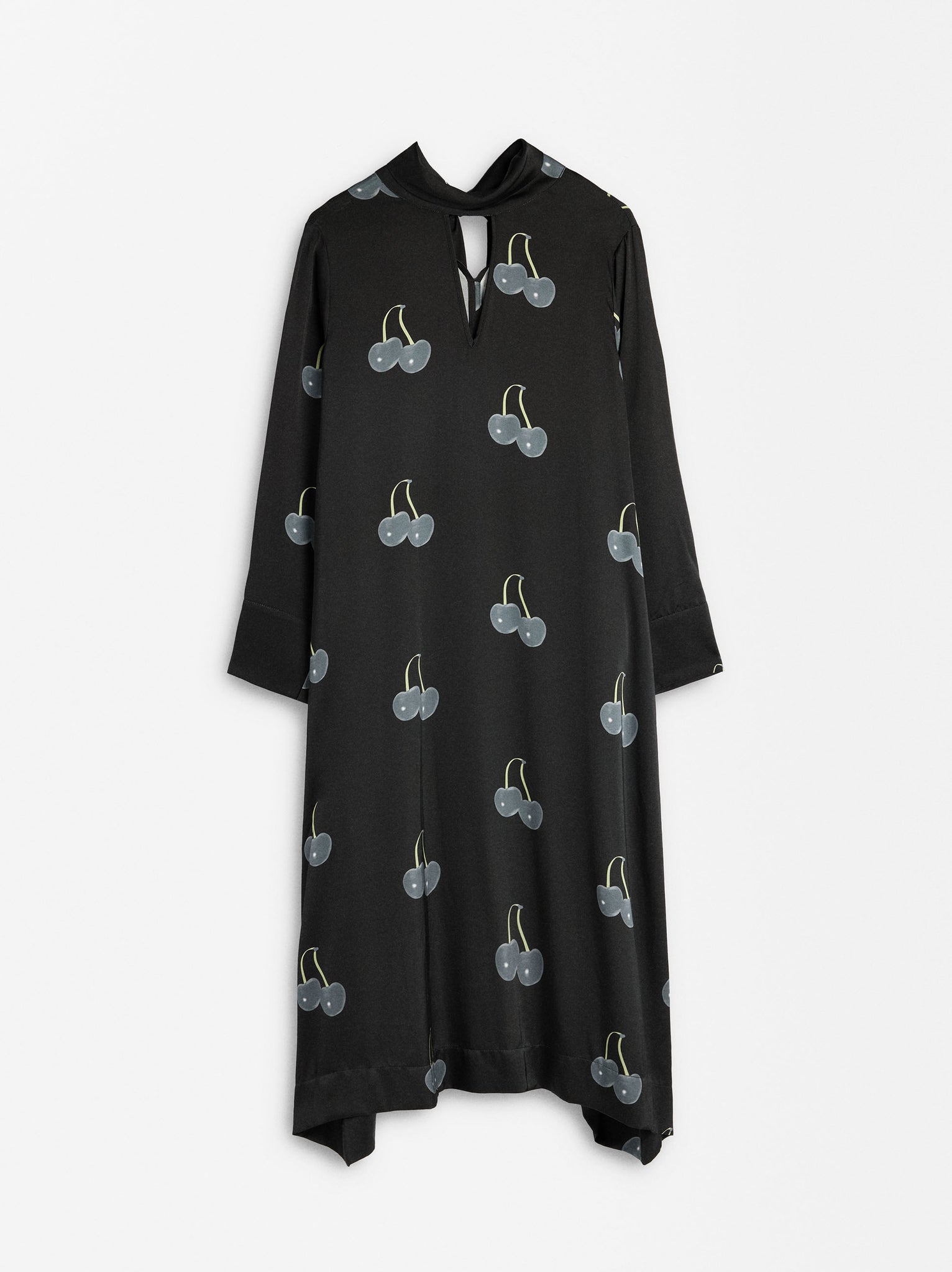 Long Dress Cherry Print