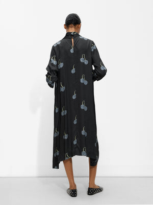 Long Dress Cherry Print