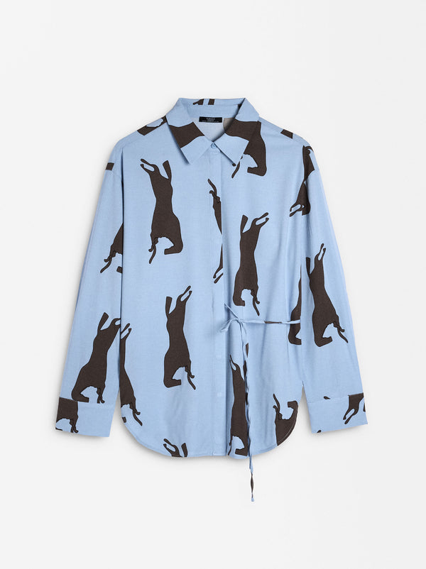 Printed Long-Sleeve Shirt