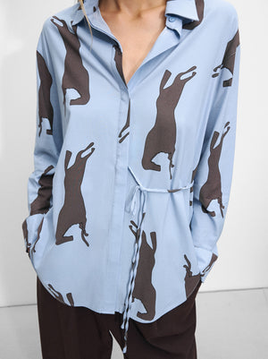 Printed Long-Sleeve Shirt