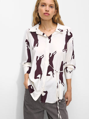 Printed Long-Sleeve Shirt