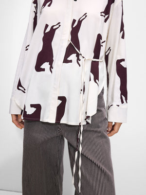 Printed Long-Sleeve Shirt