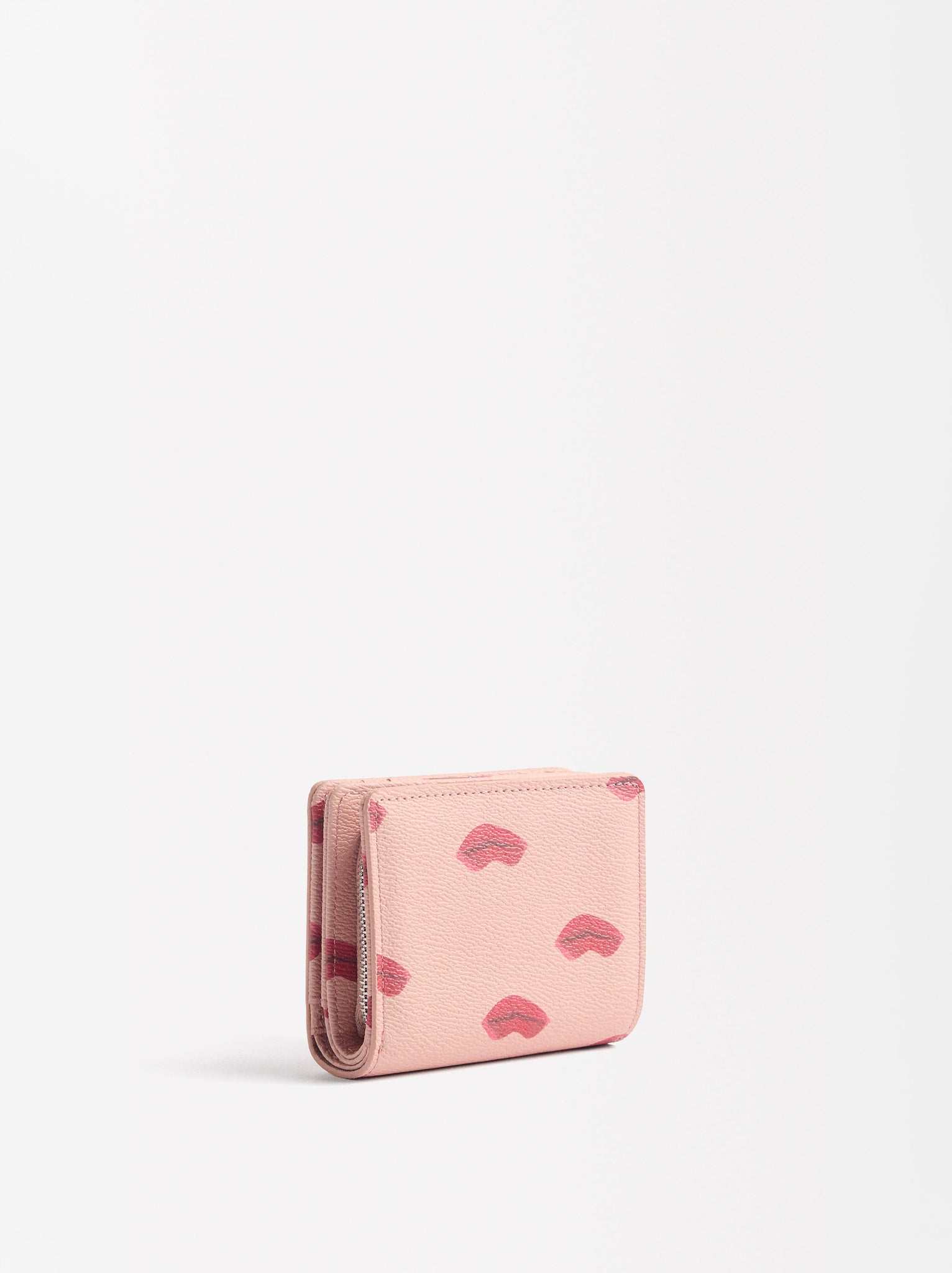 Printed Coin Purse With Texture