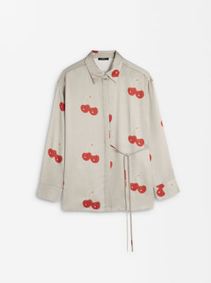 Printed Shirt With Cherries