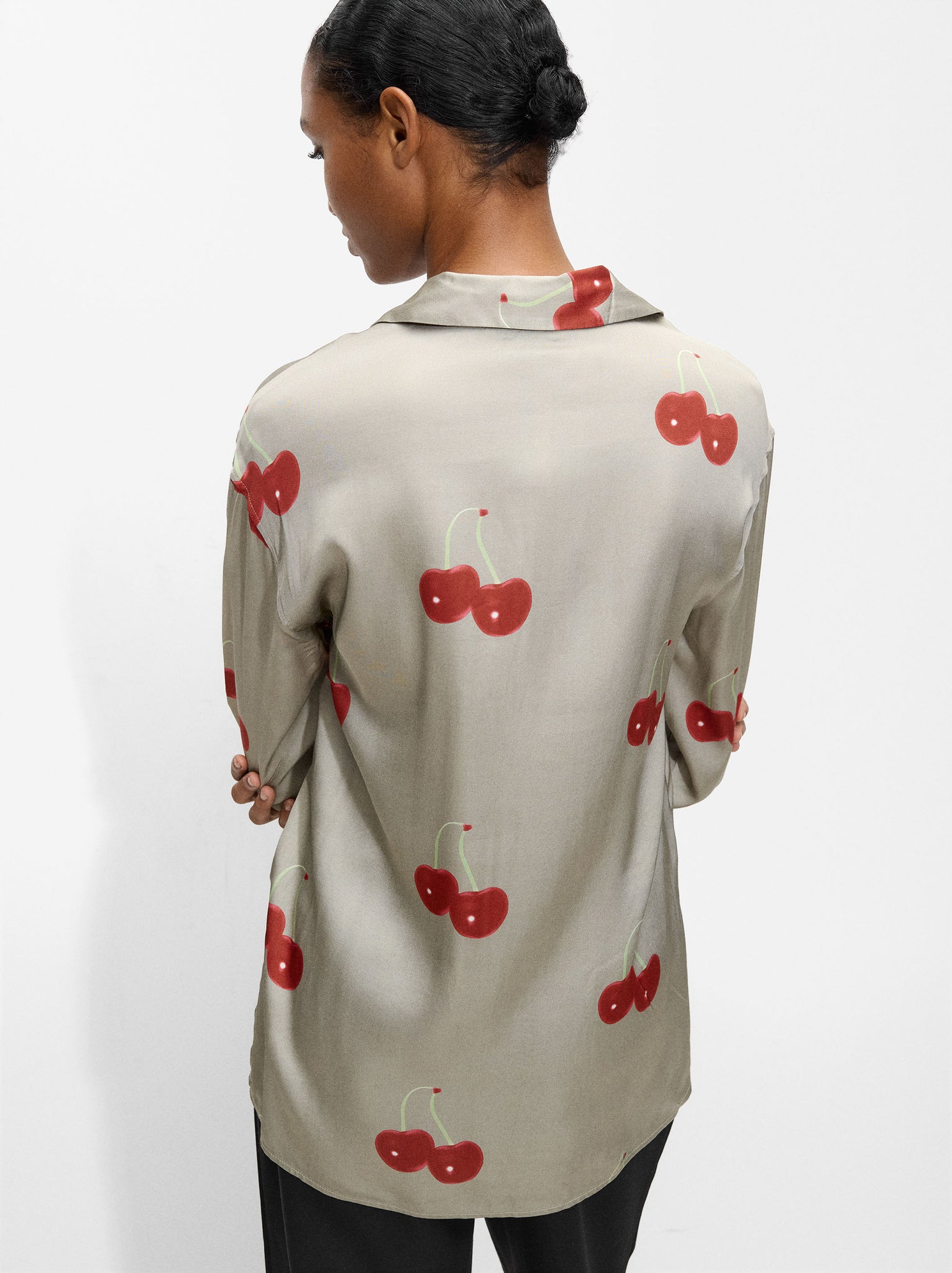 Printed Shirt With Cherries