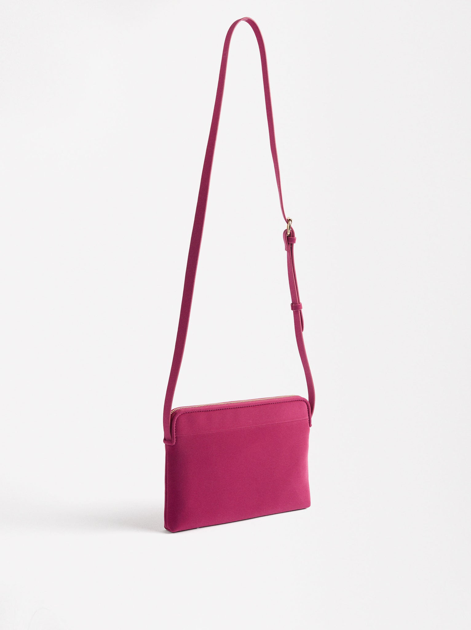 Velvet Effect Crossbody Bag