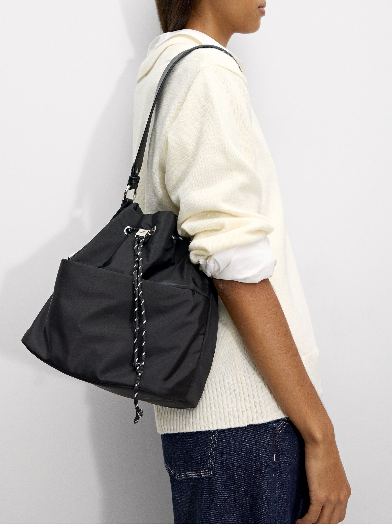 Nylon Shoulder Bag L