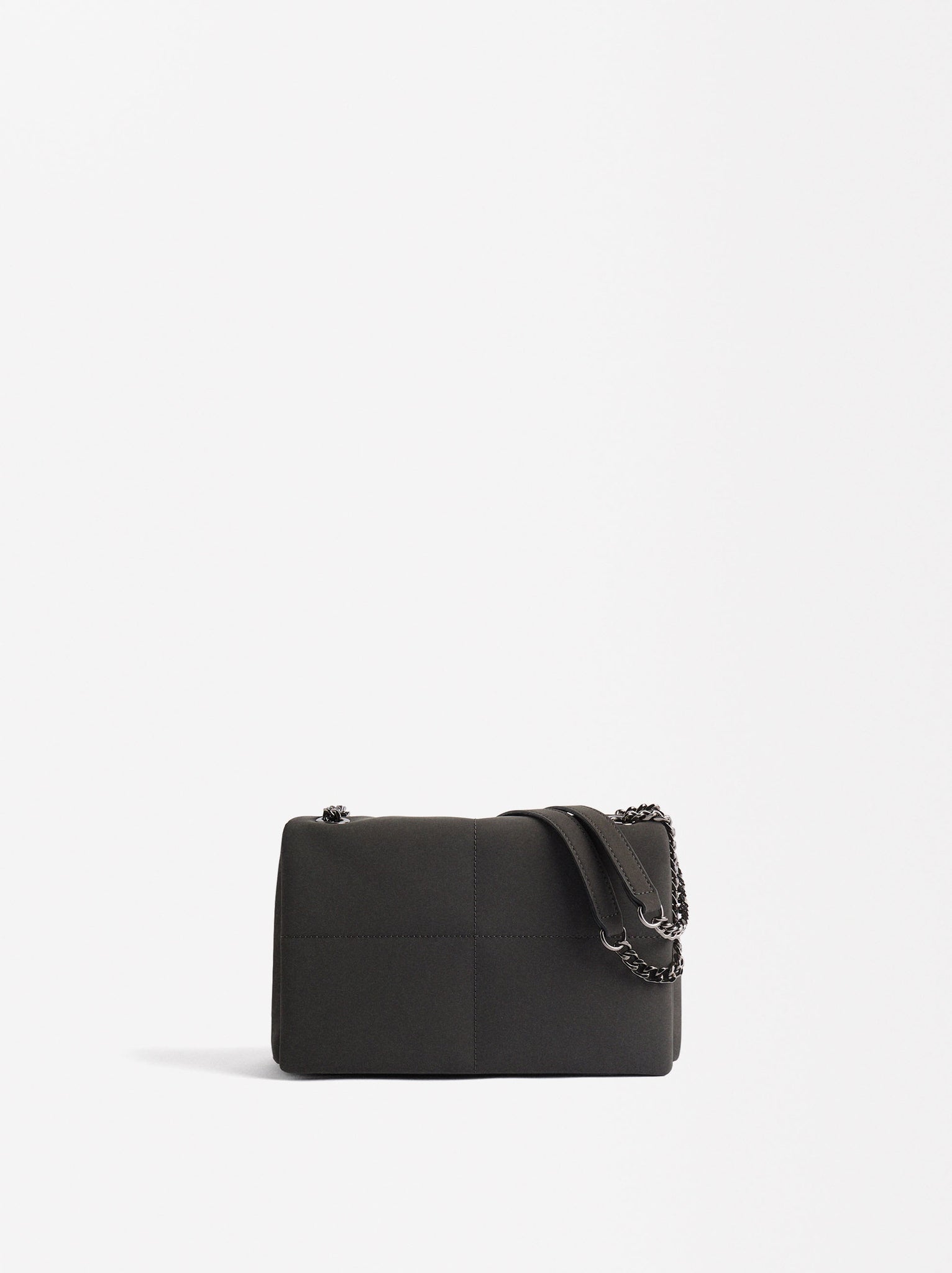 Velvet Effect Shoulder Bag