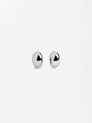 Oval Earrings - Stainless Steel