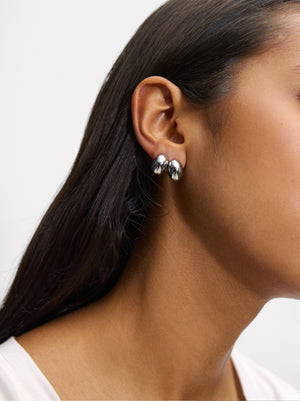 Oval Earrings - Stainless Steel