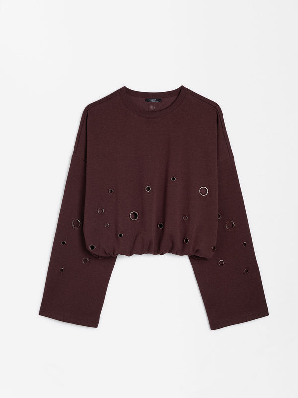 Sweatshirt With Studs