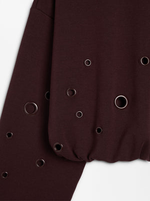 Sweatshirt With Studs