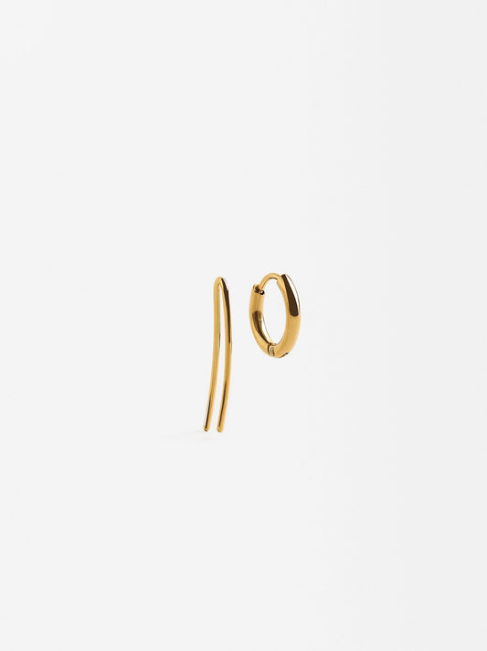 Asymmetric Earrings - Stainless Steel