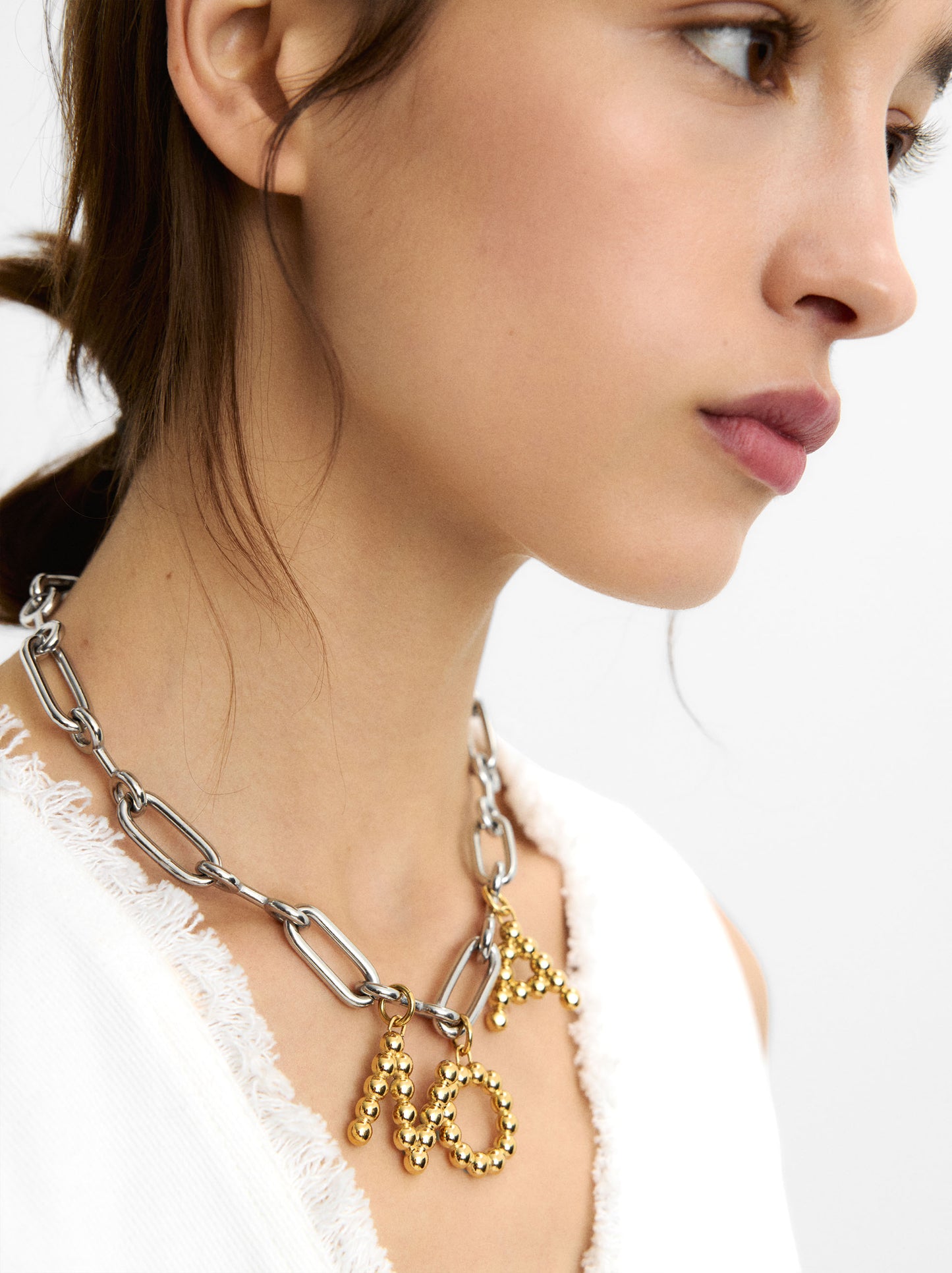 Short Link Necklace - Stainless Steel