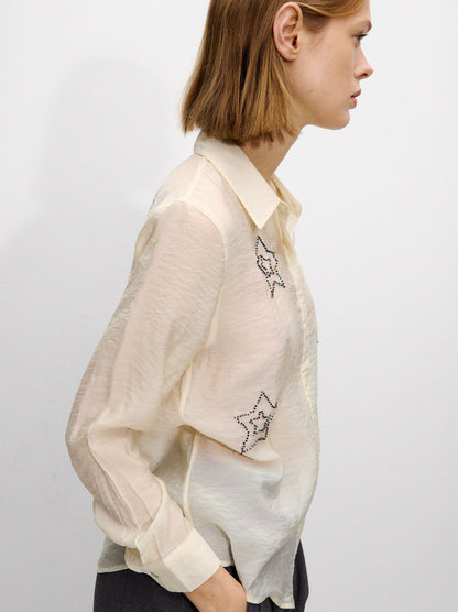 Shirt With Bead Detailing