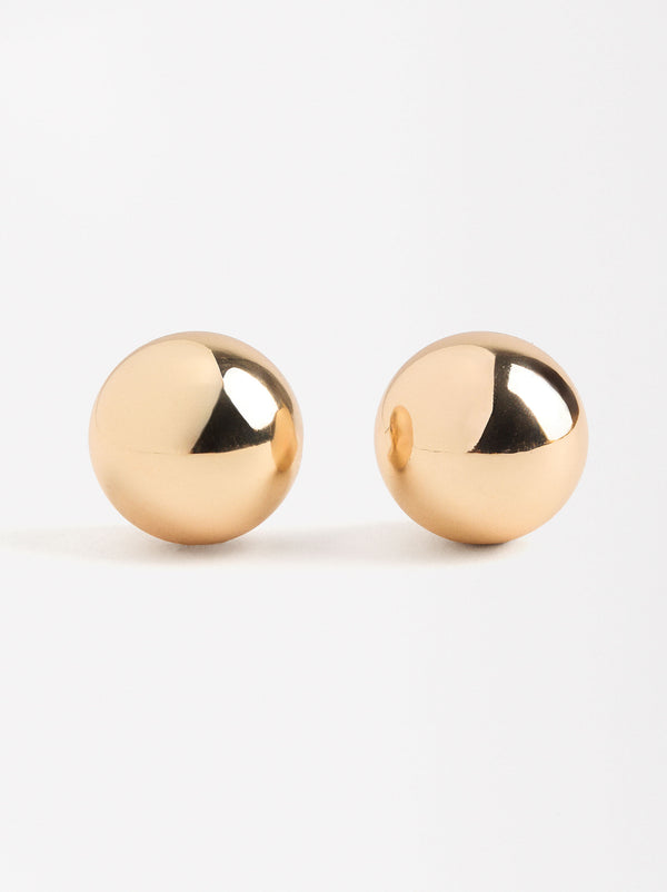 Short Half-Sphere Earrings