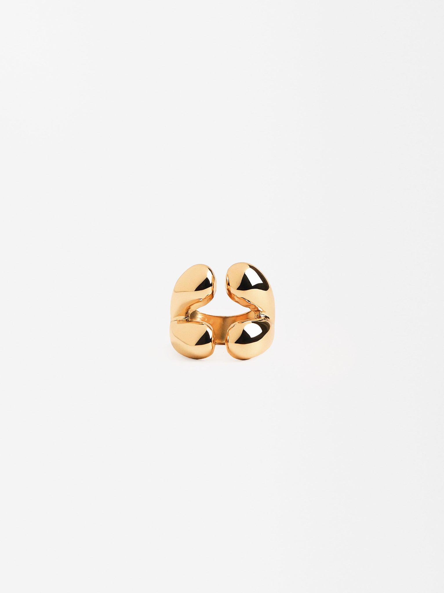 Open Ring With Double Effect