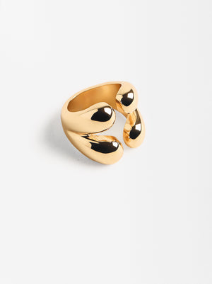 Open Ring With Double Effect