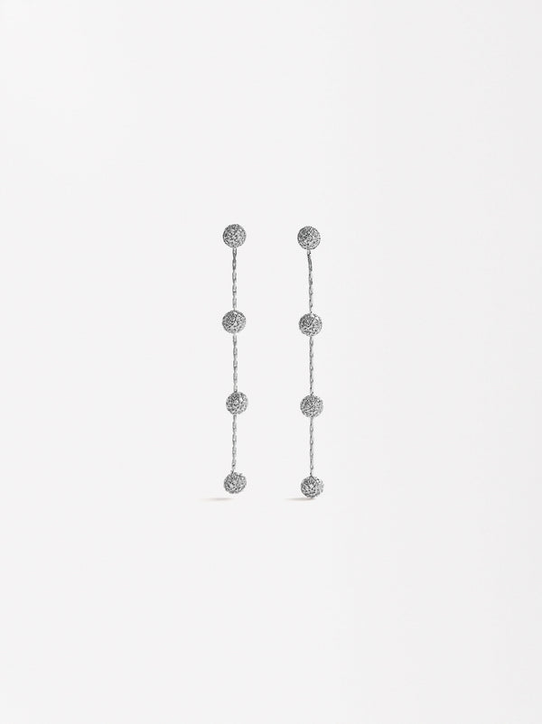 Long Earrings With Spheres