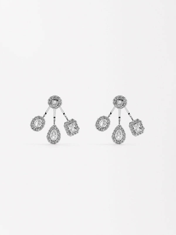 Earrings With Zirconias