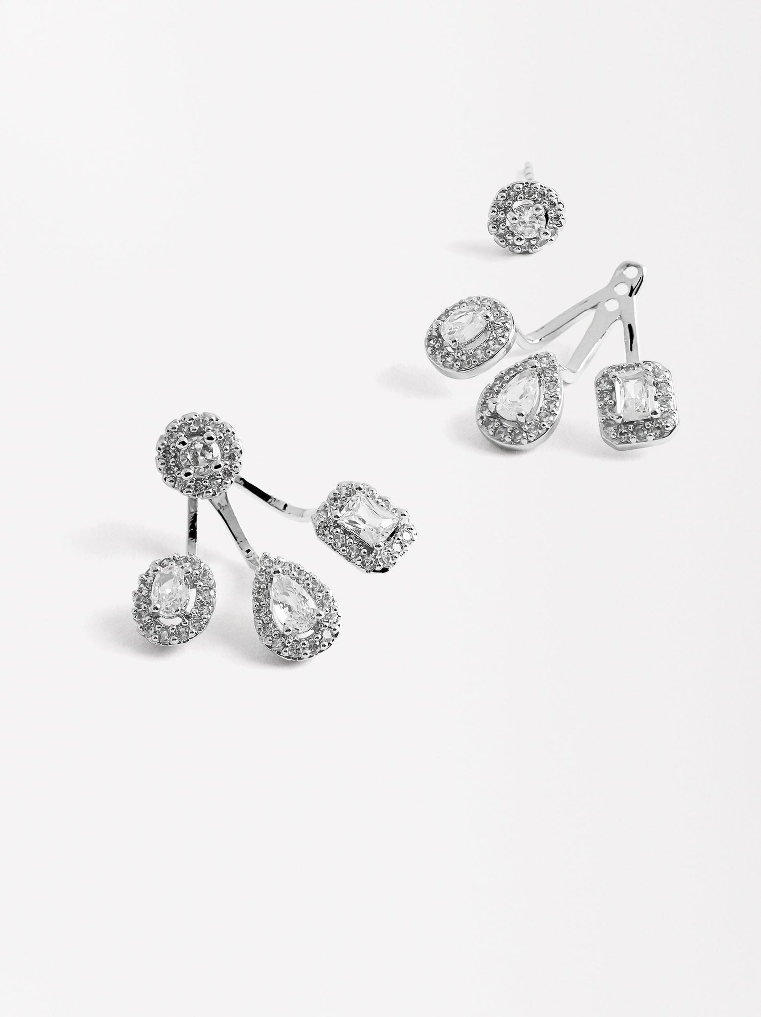 Earrings With Zirconias