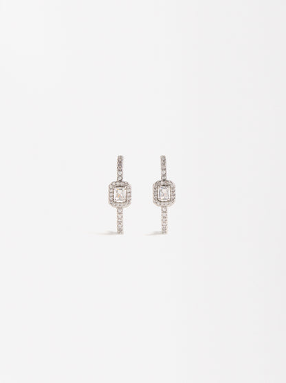 Arch Earrings With Zirconias