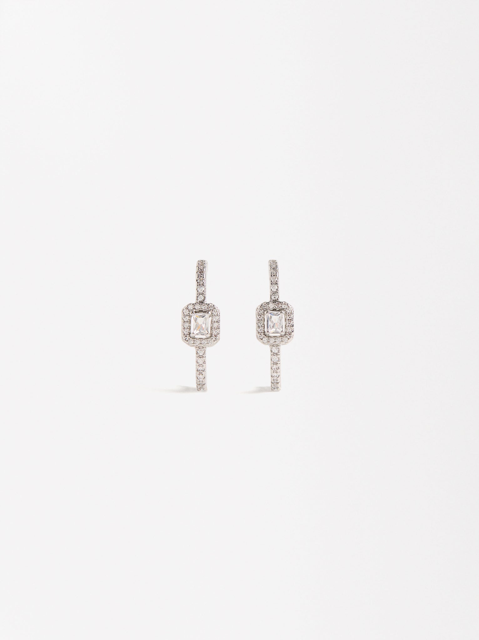 Arch Earrings With Zirconias