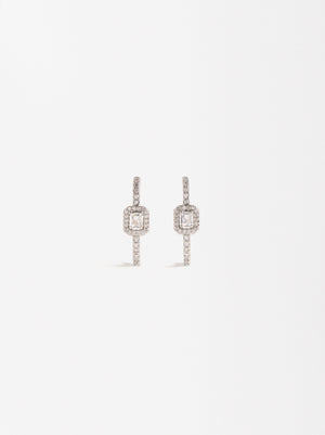 Arch Earrings With Zirconias