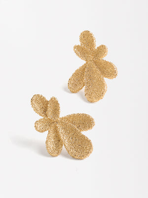 Shiny Flower Earrings