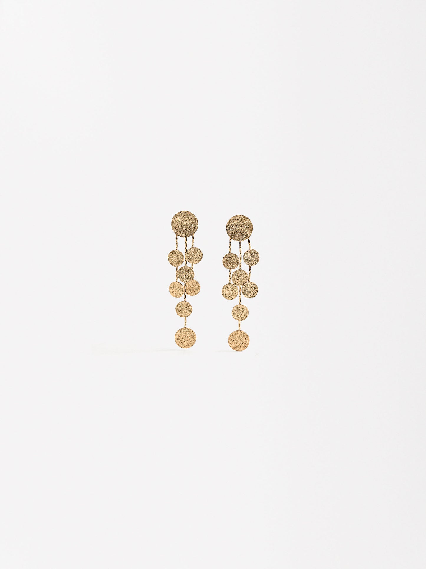Long Earrings With Circles