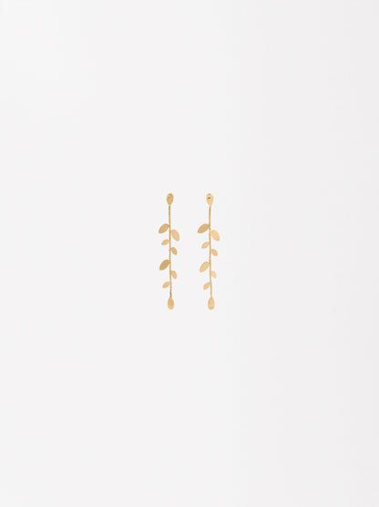 Long Leaf Earrings