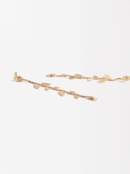 Long Leaf Earrings