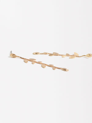 Long Leaf Earrings