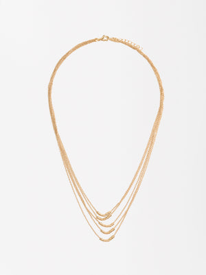 Short Multi-Chain Necklace