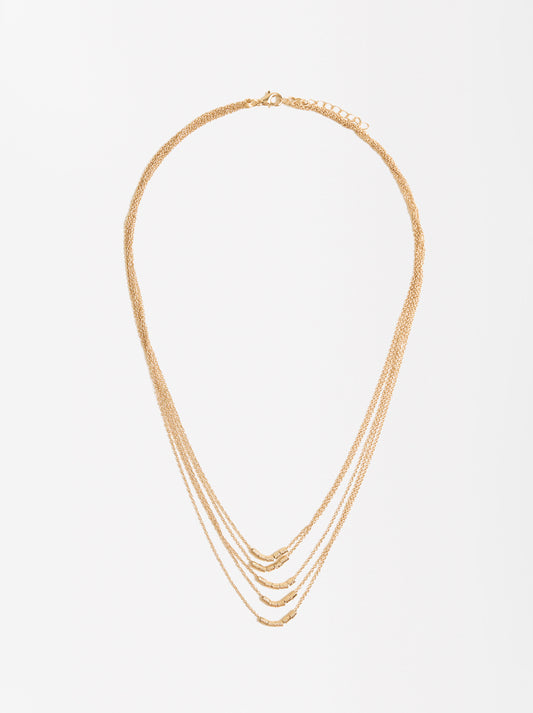 Short Multi-Chain Necklace