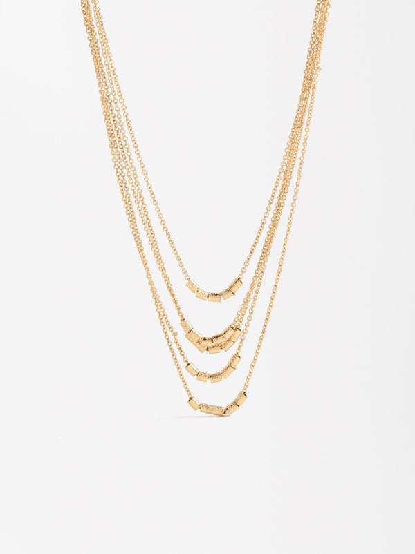 Short Multi-Chain Necklace