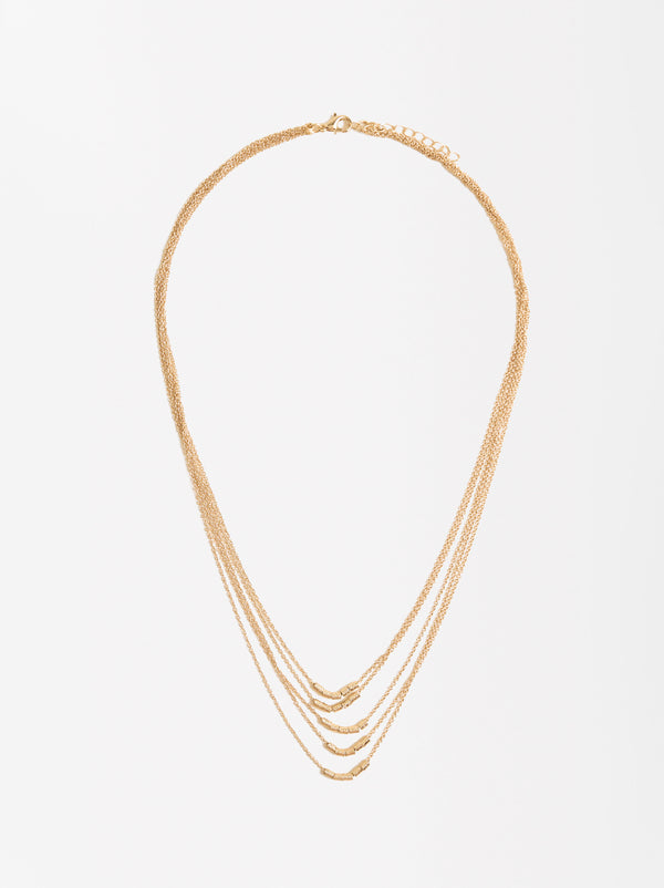 Short Multi-Chain Necklace