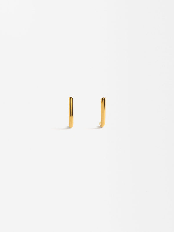 Bar Earrings - Stainless Steel