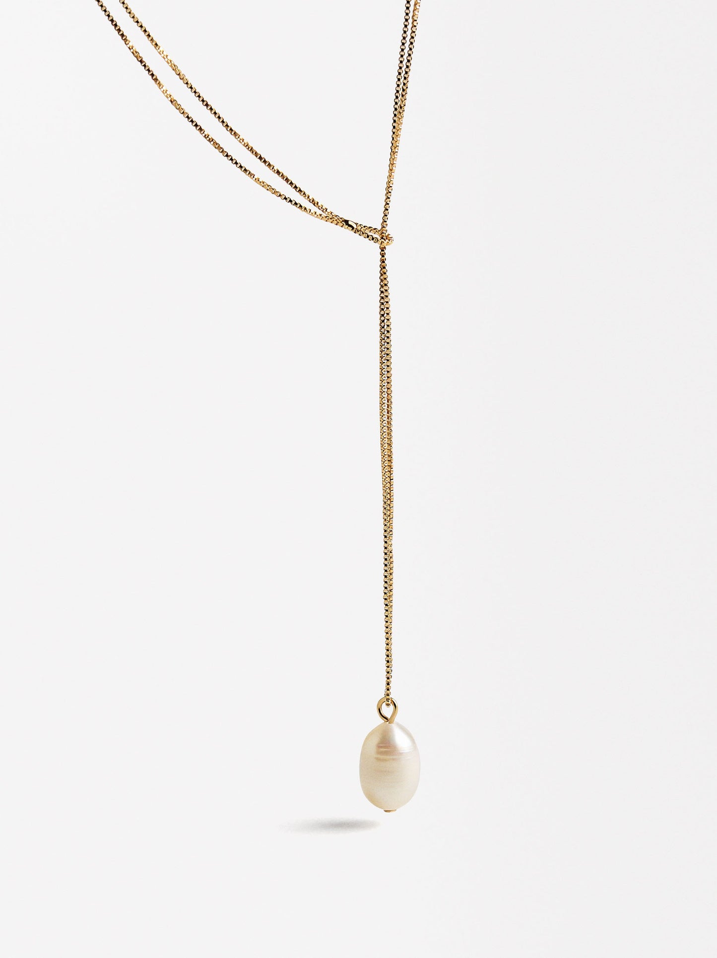 Long Necklace With Freshwater Pearl
