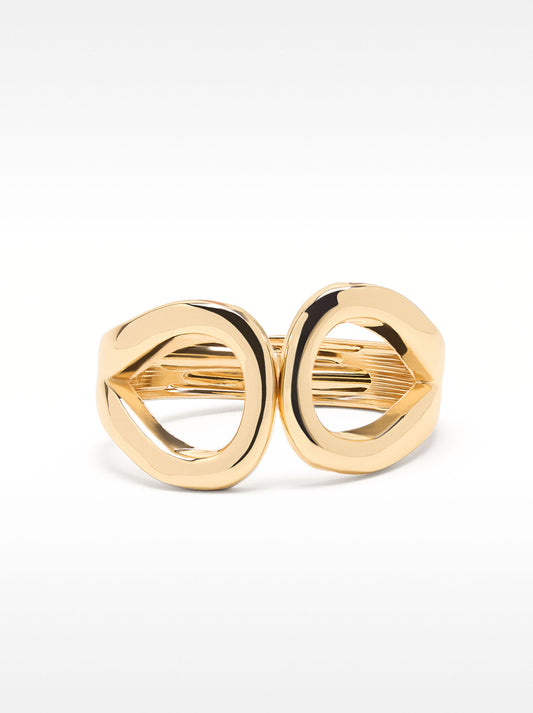 Open Bracelet With Hoops