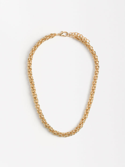 Short Multi-Link Necklace